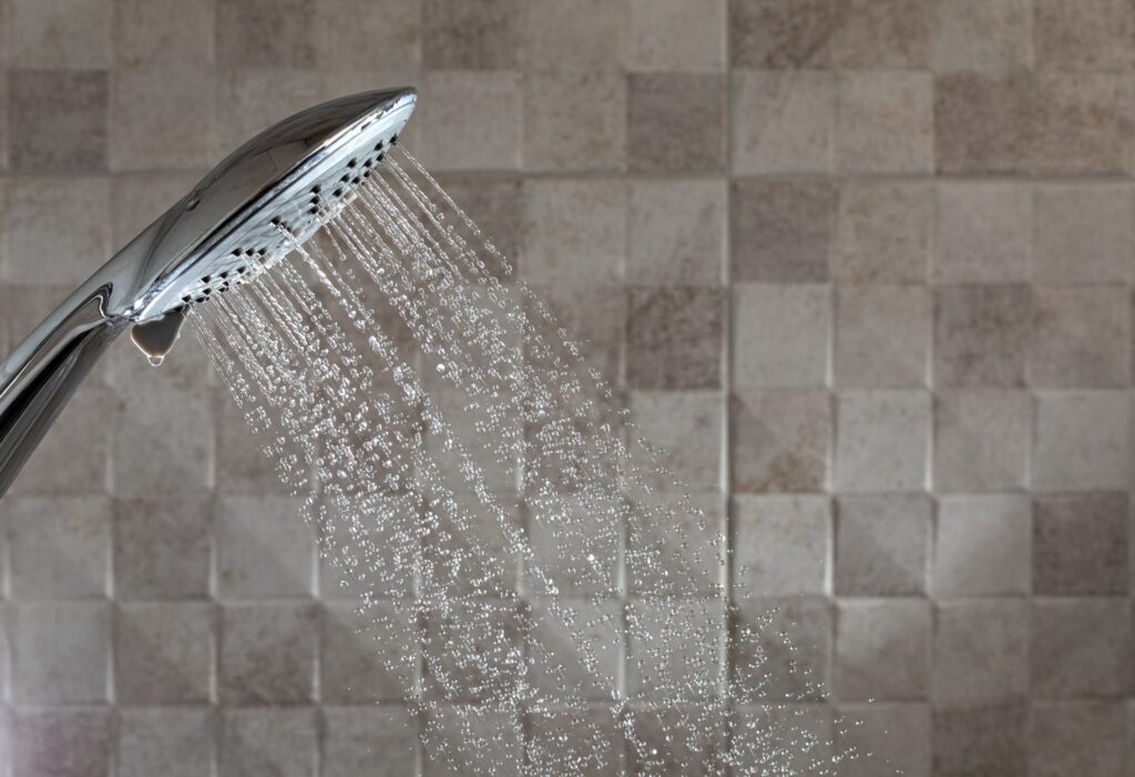 low shower pressure in bathroom