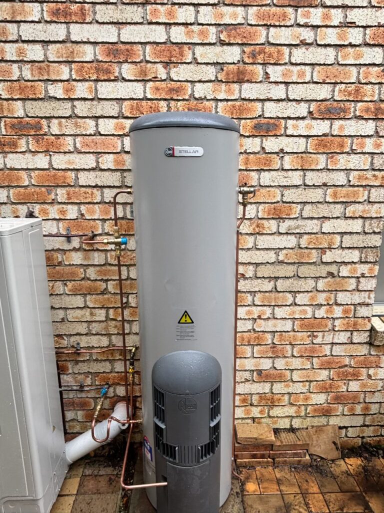 external hot water heater